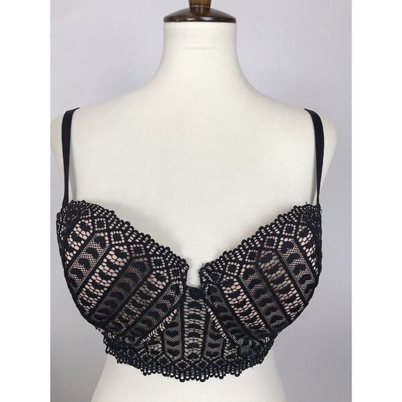 Adore Me Bra Nymphadora Contour Heart Balconette Lingerie - Picture 1 of 8